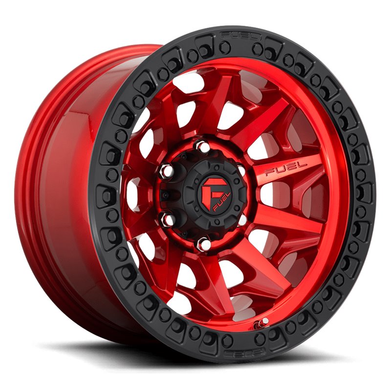 Fuel Off-Road | Covert D695 Candy Red / Black Bead Ring
