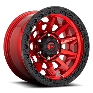 Fuel Off-Road | Covert D695 Candy Red / Black Bead Ring