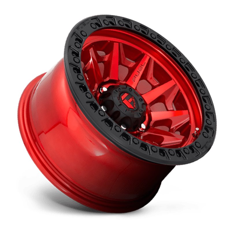Fuel Off-Road | Covert D695 Candy Red / Black Bead Ring