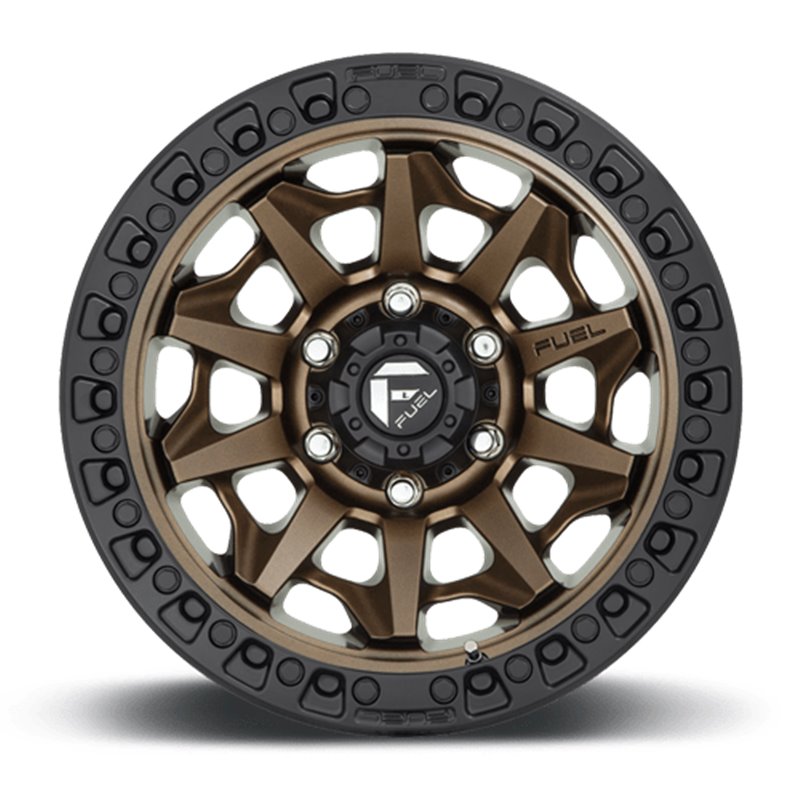 Fuel Off-Road | Covert D696 Matte Bronze / Black Bead Ring