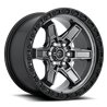 Fuel Off-Road | Kicker D698 Matte Gunmetal / Black Bead Ring