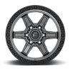 Fuel Off-Road | Kicker D698 Matte Gunmetal / Black Bead Ring