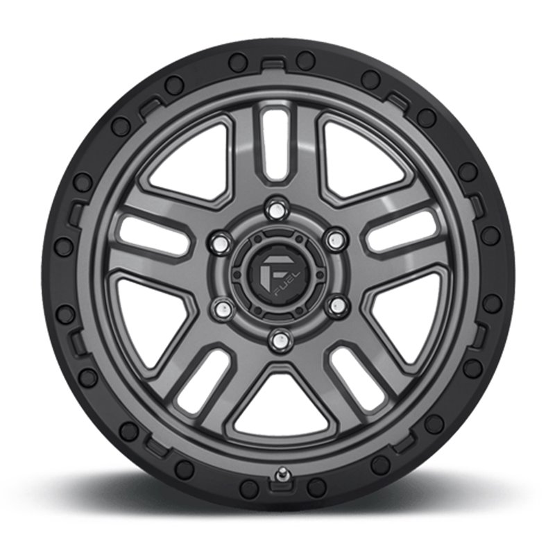 Fuel Off-Road | AMMO D701 Matte Gunmetal / Black Bead Ring