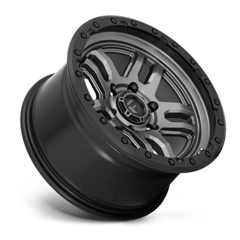 Fuel Off-Road | AMMO D701 Matte Gunmetal / Black Bead Ring