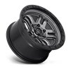 Fuel Off-Road | AMMO D701 Matte Gunmetal / Black Bead Ring