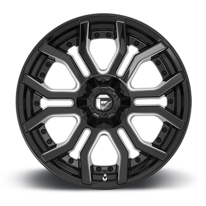 Fuel Off-Road | Rage D711 Gloss Black / Milled