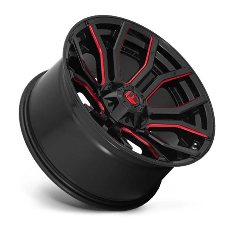 Fuel Off-Road | Rage D712 Gloss Black / Red Tinted Clear