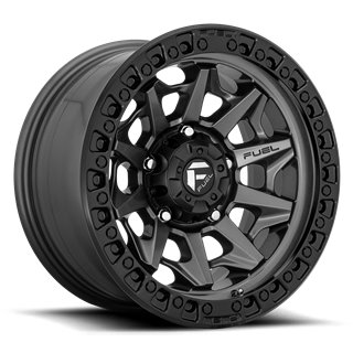 Fuel Off-Road | Covert D716 Matte Gunmetal / Black Bead Ring