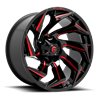 Fuel Off-Road | Reaction D755 Gloss Black / Milled-Red Tint