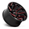 Fuel Off-Road | Reaction D755 Gloss Black / Milled-Red Tint