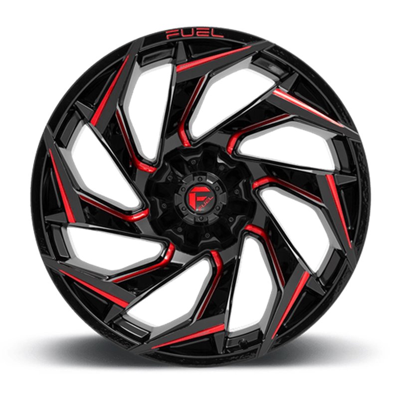 Fuel Off-Road | Reaction D755 Gloss Black / Milled-Red Tint