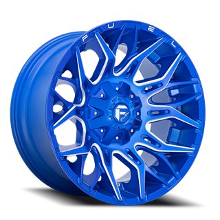 Fuel Off-Road | Twitch D770 Anodized Blue / Milled