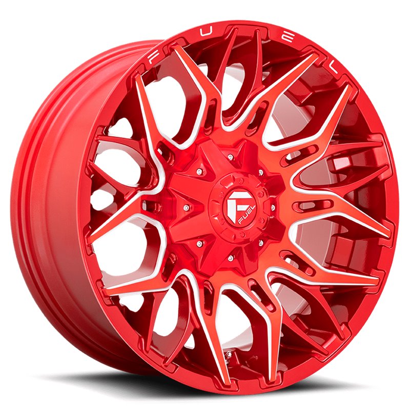 Fuel Off-Road | Twitch D771 Candy Red / Milled
