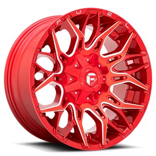 Fuel Off-Road | Twitch D771 Candy Red / Milled