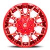 Fuel Off-Road | Twitch D771 Candy Red / Milled