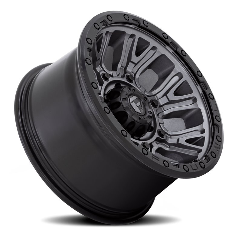 Fuel Off-Road | Traction D825 Matte Gunmetal / Black Ring