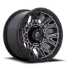 Fuel Off-Road | Traction D825 Matte Gunmetal / Black Ring