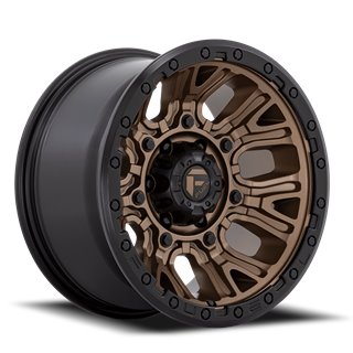 Fuel Off-Road | Traction D826 Matte Bronze / Black Ring