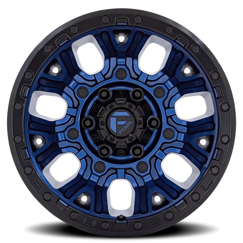 Fuel Off-Road | Traction D827 Dark Blue / Black Ring
