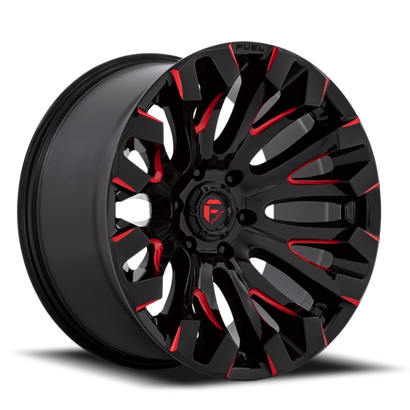 Fuel Off-Road | Quake D829 Gloss Black / Milled Red