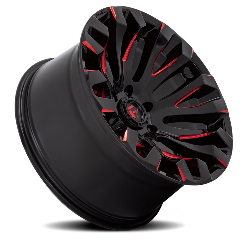 Fuel Off-Road | Quake D829 Gloss Black / Milled Red
