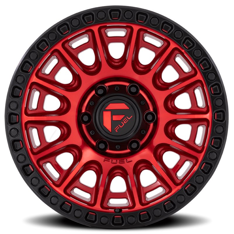 Fuel Off-Road | Cycle D834 Candy Red / Black Ring