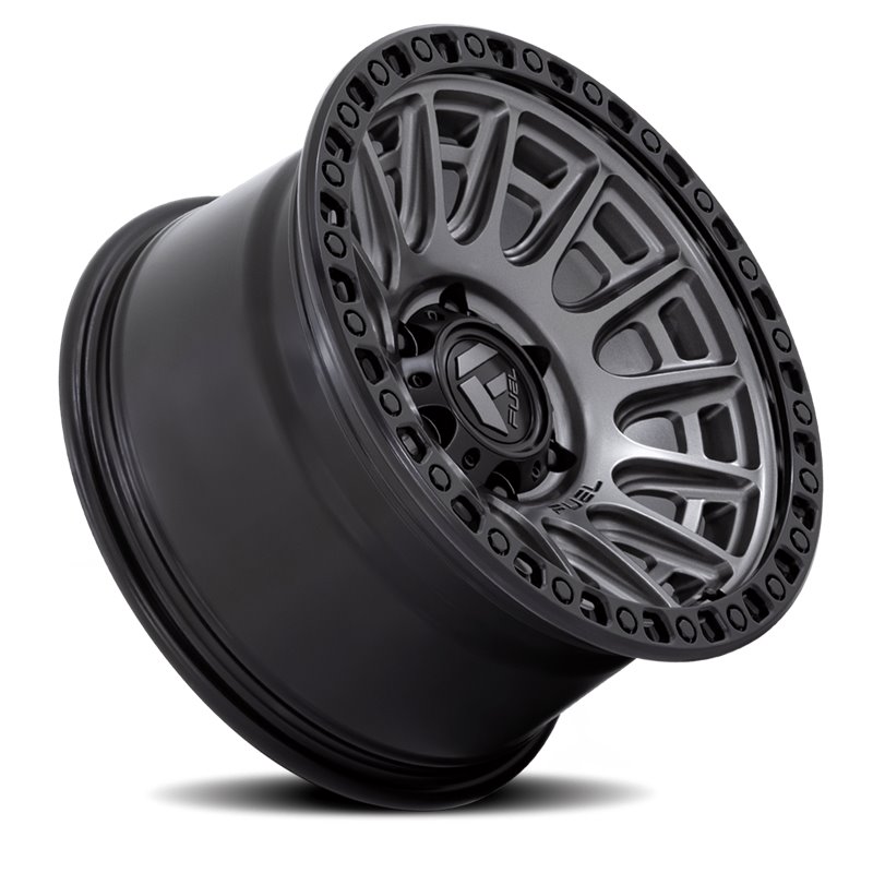 Fuel Off-Road | Cycle D835 Matte Gunmetal / Black Ring