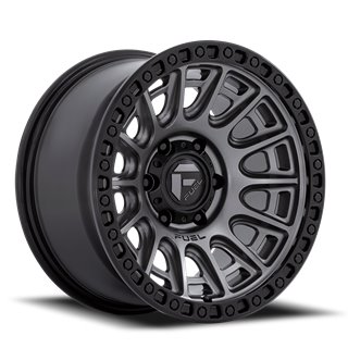 Fuel Off-Road | Cycle D835 Matte Gunmetal / Black Ring