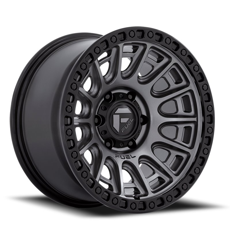 Fuel Off-Road | Cycle D835 Matte Gunmetal / Black Ring