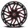 Fuel Off-Road | Hurricane D808 Gloss Black / Red Milled