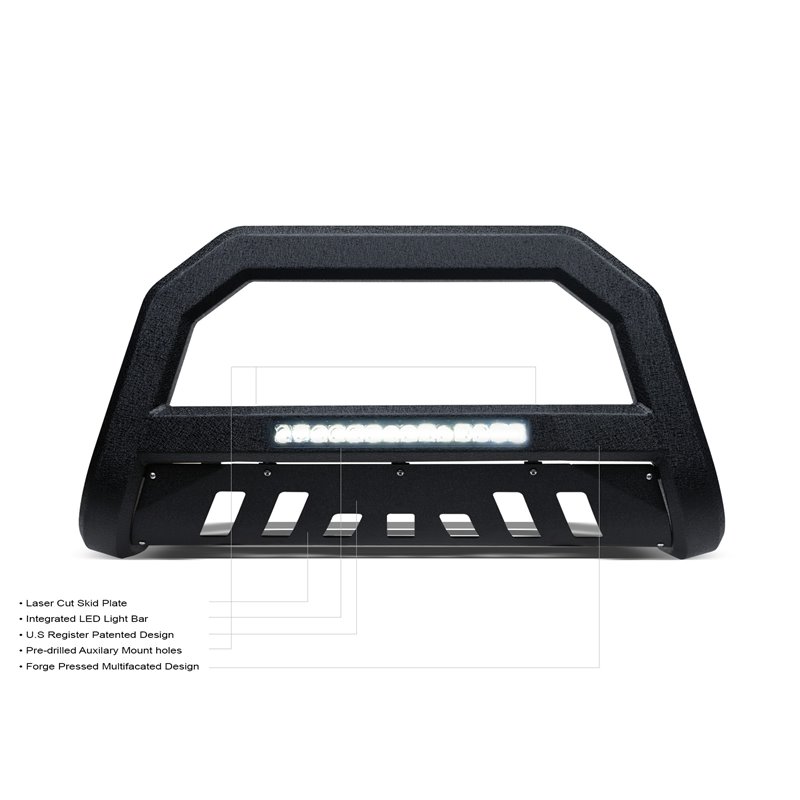 Armordillo | 2004-2012 GMC Canyon AR Bull Bar w/LED - Texture Black - Canyon 2004-2012