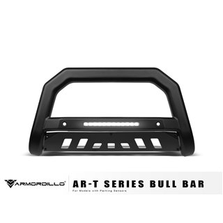 Armordillo | 2011-2019 Chevy Silverado 2500/3500 AR-T Bull Bar w/Parking Sensor - Matte Black - Silverado / Sierra 2500 HD / 350