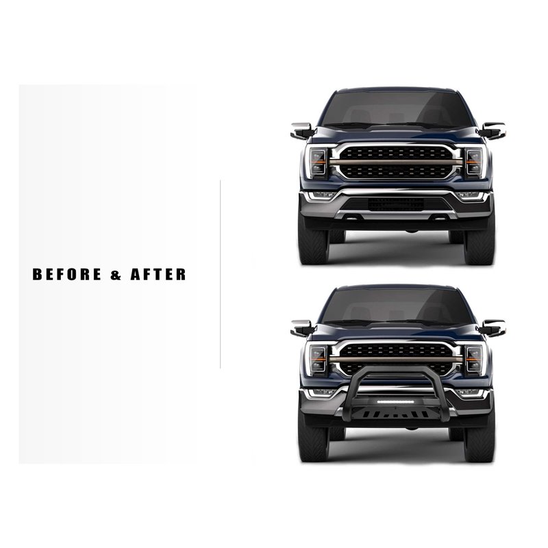 Armordillo | 2017-2022 Honda Ridgeline AR-T Bull Bar - Matte Black - Ridgeline 3.5L 2017-2023