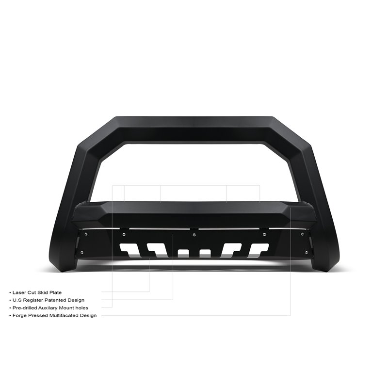 Armordillo | 2004-2023 Ford F-150 Rayden Bull Bar - Matte Black - Expedition / F-150 / Heritage / Mark LT 2003-2023